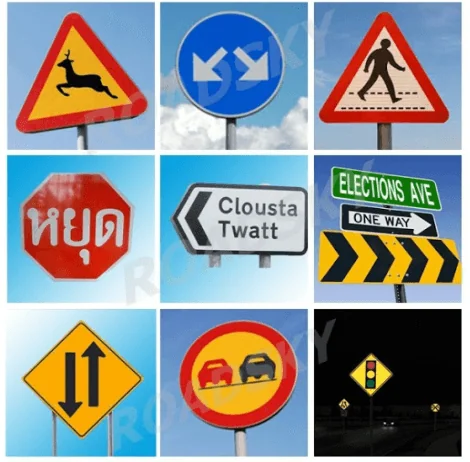 Aluminum Traffic Warning Signs