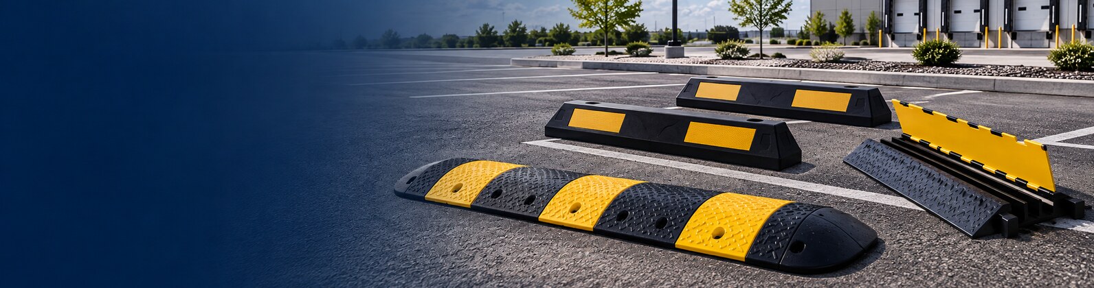 Rubber Speed Bumps & Parking Stops