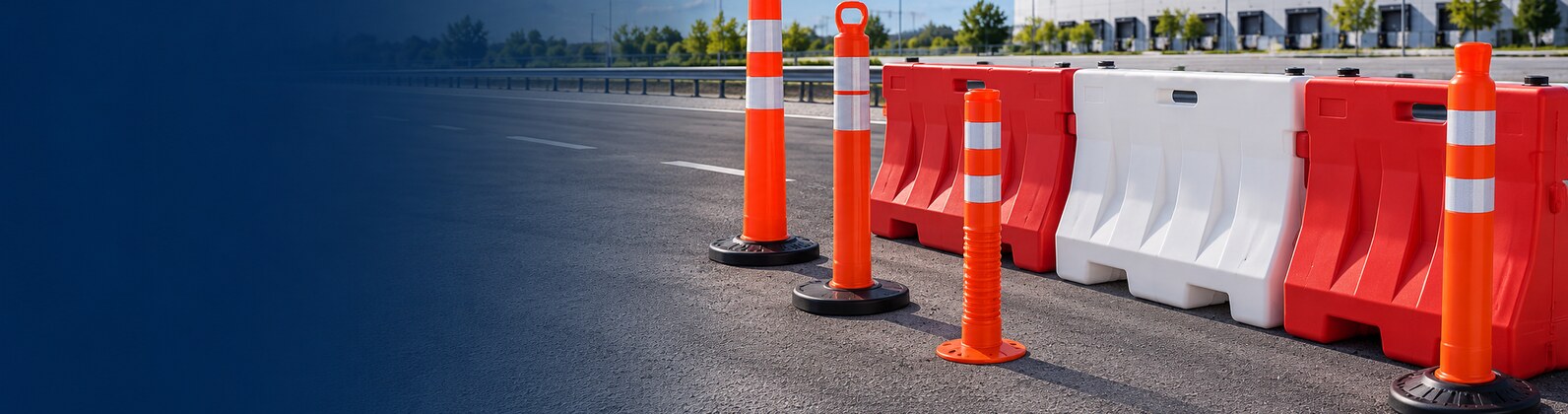 Plastic Barriers & Delineator Posts